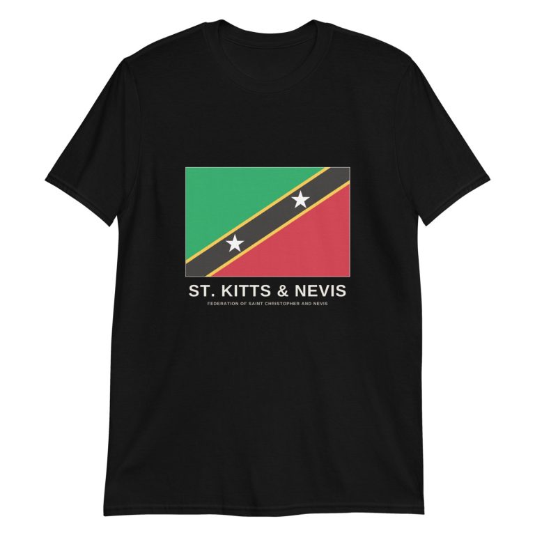 St. Kitts & Nevis Classic Flag Tee — Dark Colours