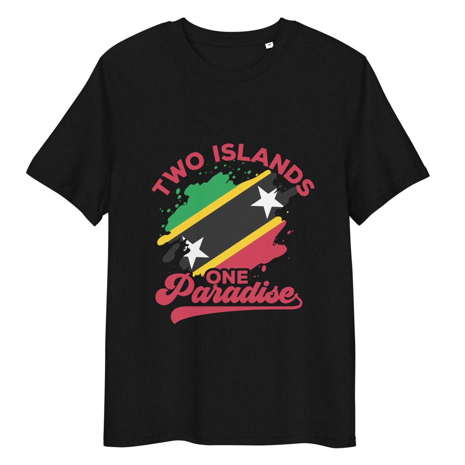 Two Islands One Paradise St. Kitts & Nevis T-Shirt - Image 2