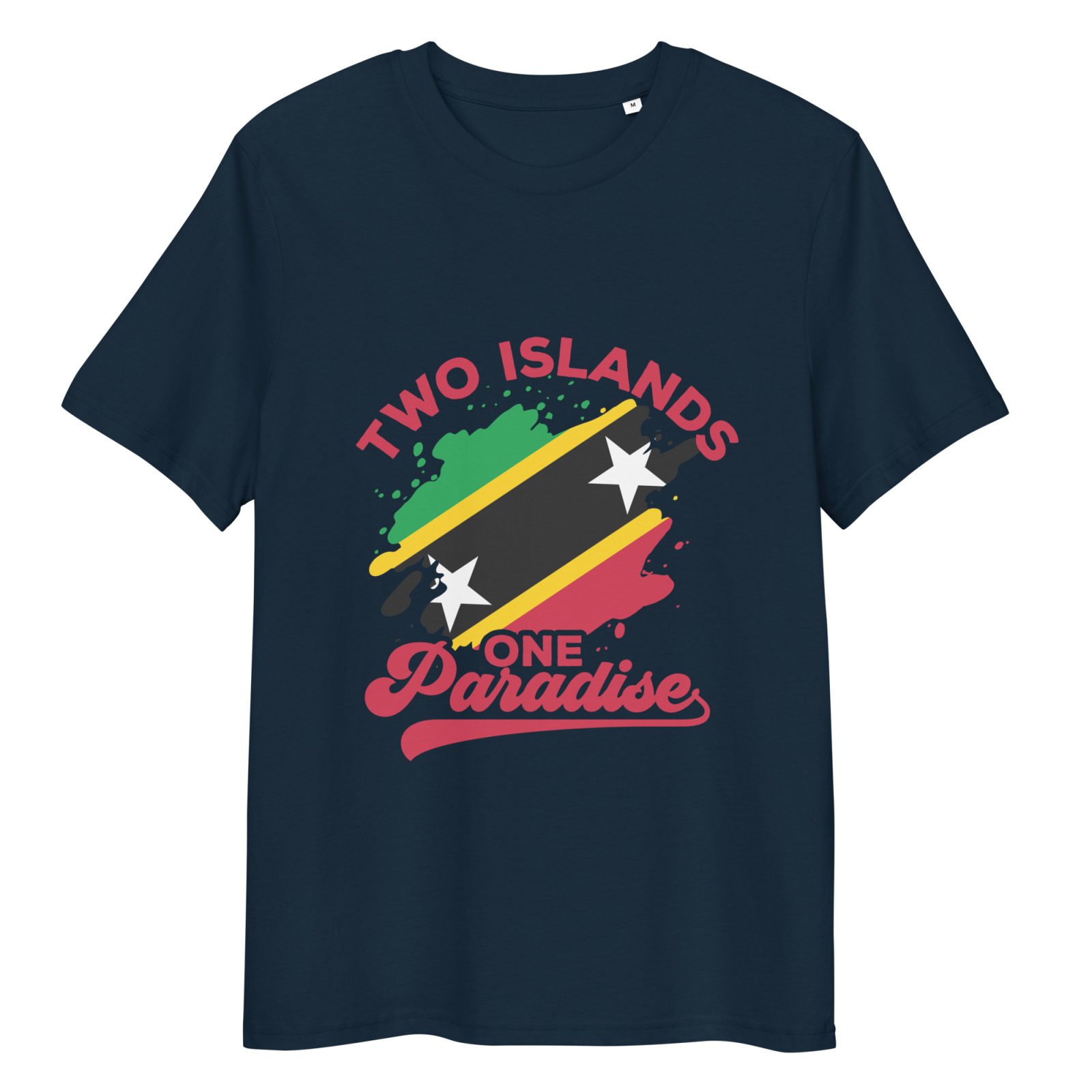 Two Islands One Paradise St. Kitts & Nevis T-Shirt - Image 3