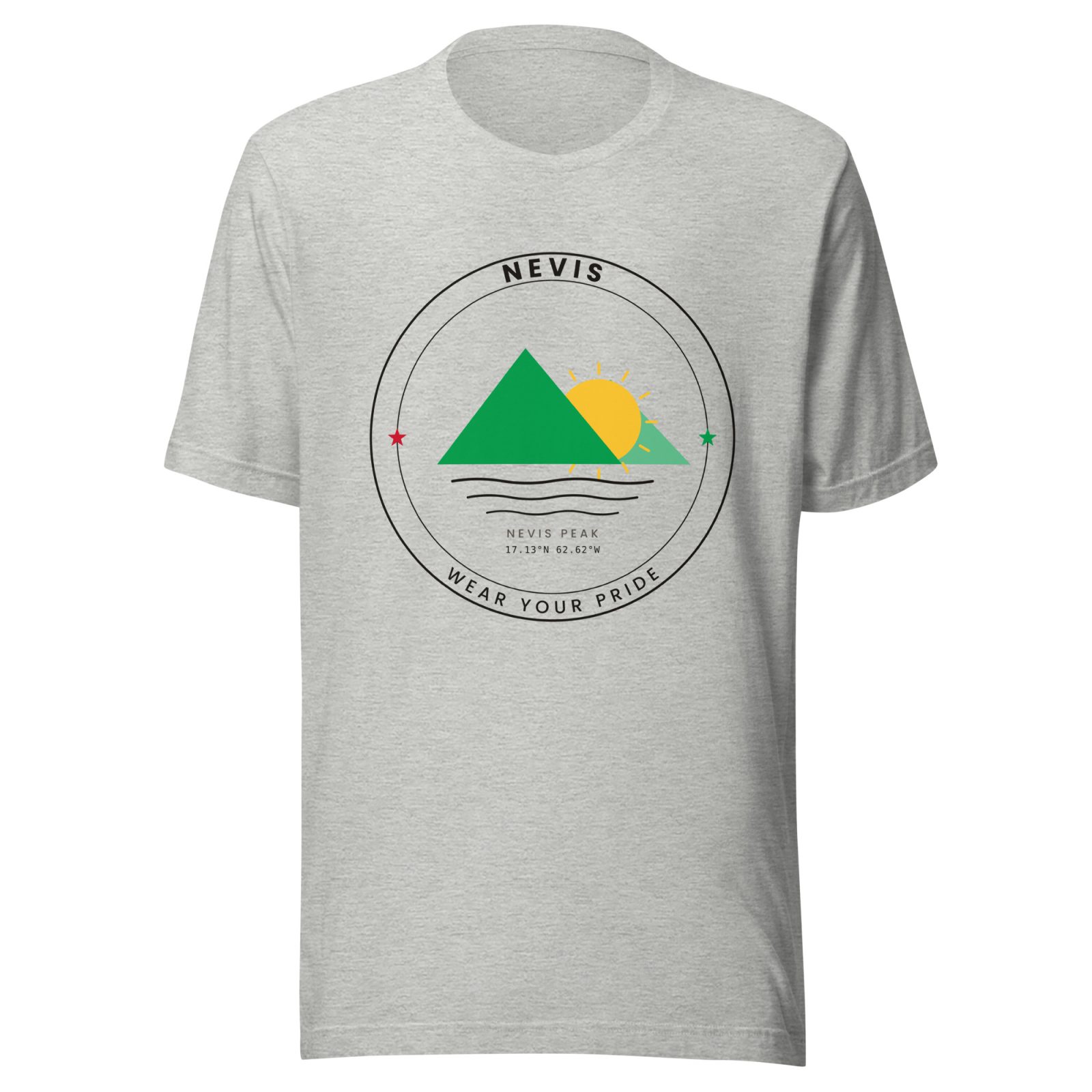 Nevis Wear Your Pride t-shirt in athletic heather grey
